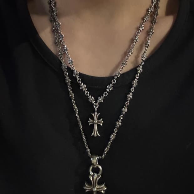 크롬하츠 타이니 ech 일체형 목걸이 20인치