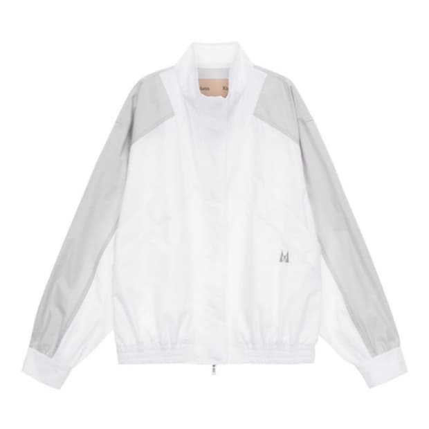 마뗑킴 코팅점퍼 화이트