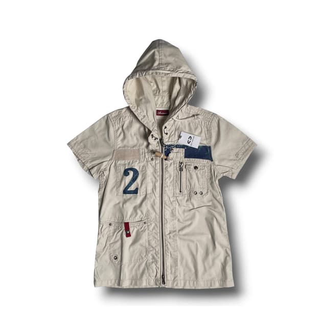 Avirex 밀리터리 집업 후드 셔츠