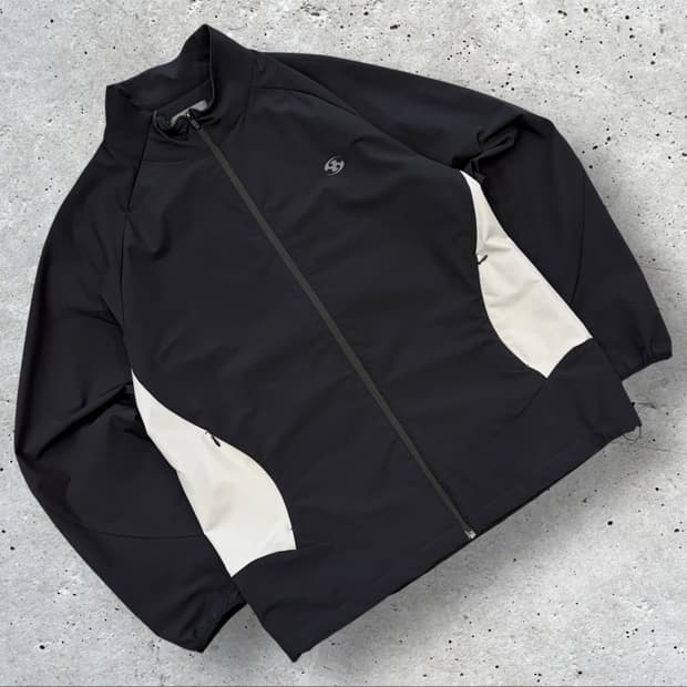 [3] 23FW 산산기어 심 웨이브 자켓 블랙 D283