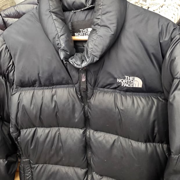 노스페이스 700 눕시 다운 패딩 85 블랙