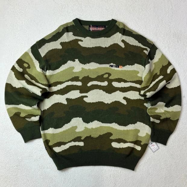 PHAT FARM 카모 플라쥬 니트 PN6087