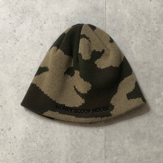 Honey scoop house camo beanie