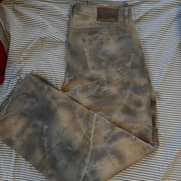 스투시 더블 다이 빅 올 진