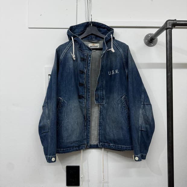 [M] 휴스턴 USN 데님 덱파카