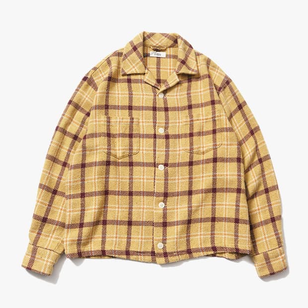 JOURNAL STANDARD - CHECK BLEACH SHIRT JK