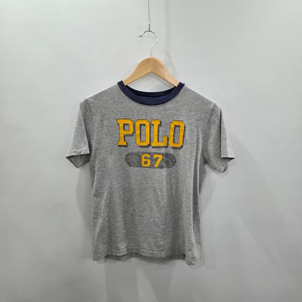 폴로랄프로렌 키즈 스펠로고 프린팅 반팔티 M/10/12 