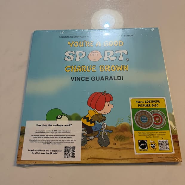 찰리브라운 Zoetrope 픽쳐 LP (50주년 한정) 