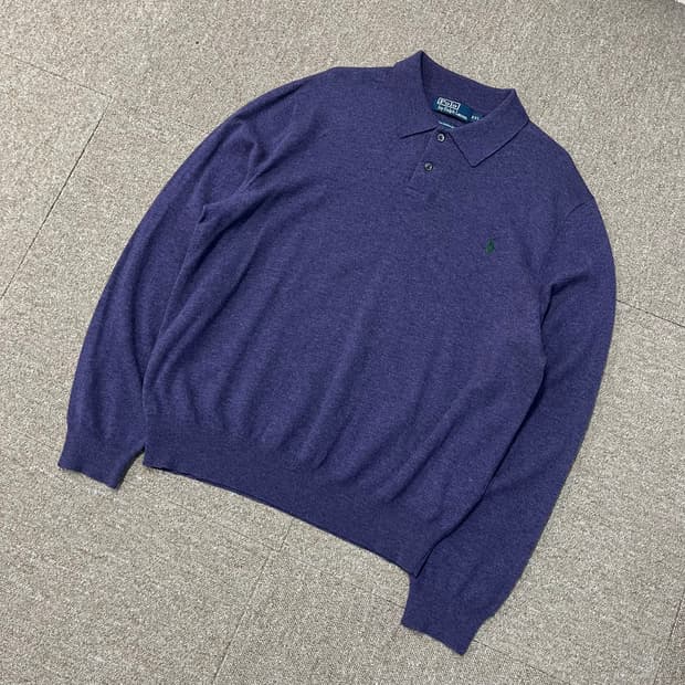 폴로 랄프로렌 메리노울 카라니트