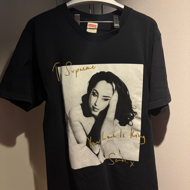 슈프림 샤데이 반팔 블랙L