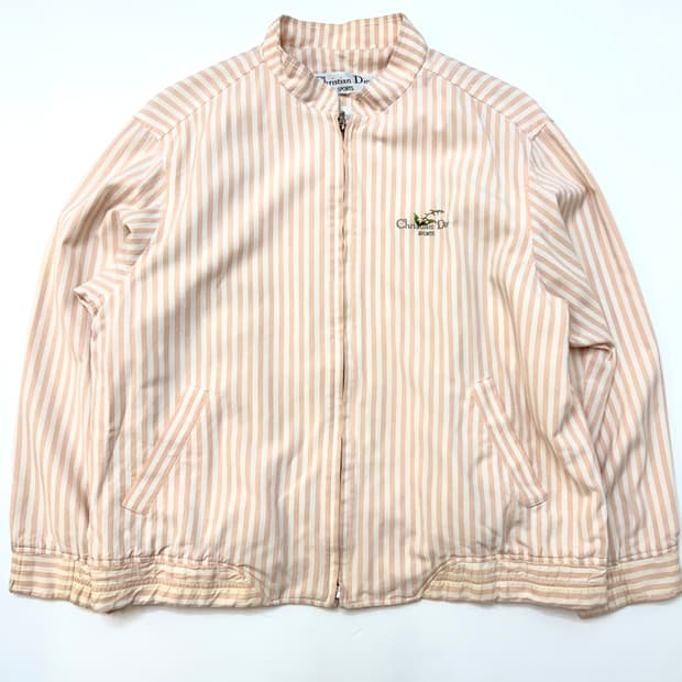 Christian Dior 디올 스포츠 베이비 핑크 스트라이프 집업 자켓