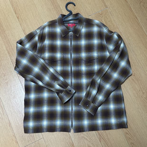 슈프림 플란넬 자켓