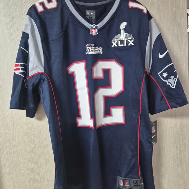 (새제품) 나이키 NFL 뉴잉글랜드 패트리어츠 톰 브래디 유니폼 M