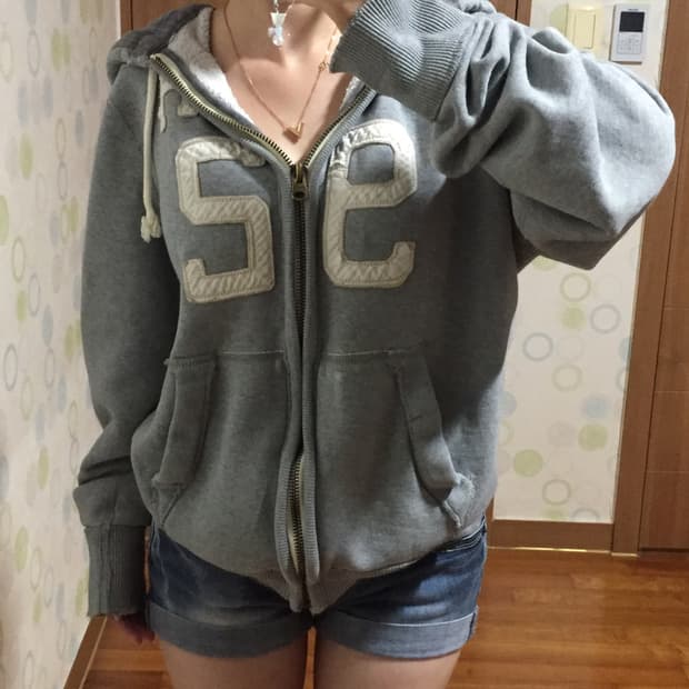 아베크롬비 92패치 후드집업