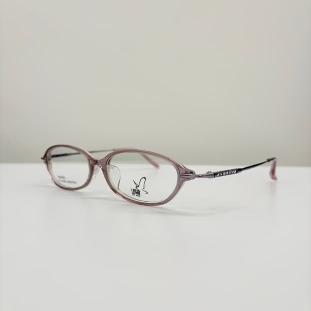 LUNA 핑크 큐빅 빈티지안경