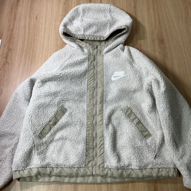 빈티지 | 아디다스 NSW 후드 뽀글이 플리스 리버시블 자켓