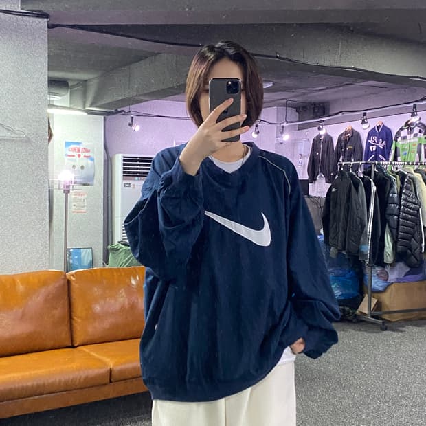 90s 나이키 빅스우시 올드스쿨 박시핏 웜업 B2798