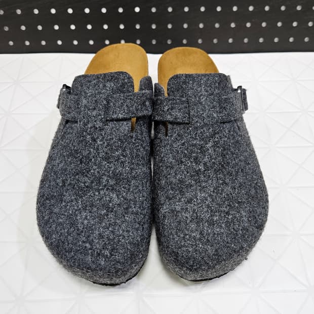 숄(SCHOLL) 펠트 소재 코르크 크로그 샌들