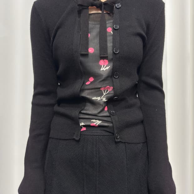 sonia rykiel cherry point design knit