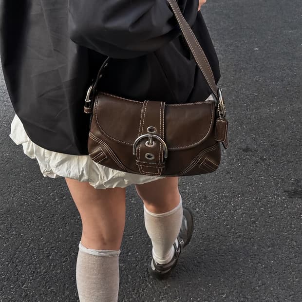 Coach Dark Chocolate Archive Hobo