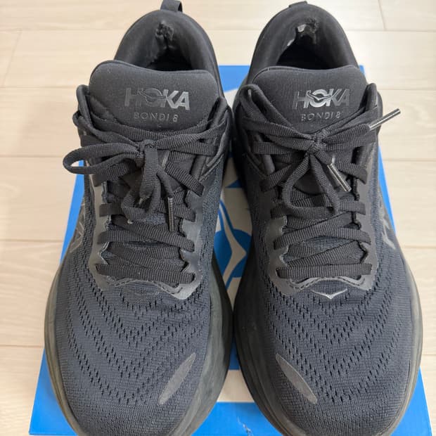 호카 본디8 블랙 275mm 운동화