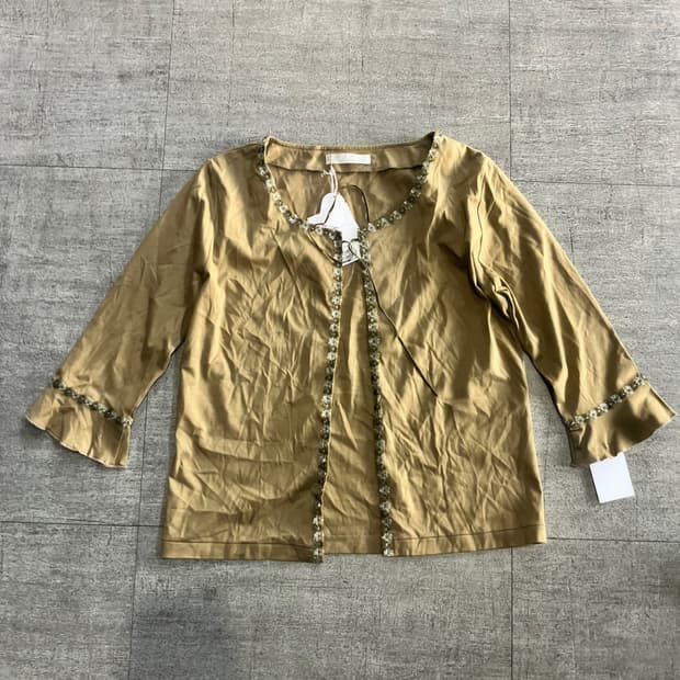 일본빈티지 Ketty 하구미모리걸 달천깔페어리 할메카지 플라워가디건