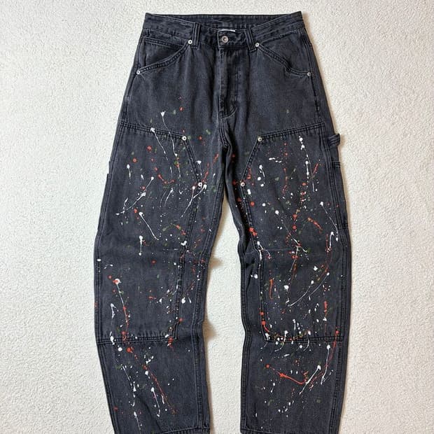 디스이즈네버댓 페인티드 카펜더 데님 팬츠 PN6873