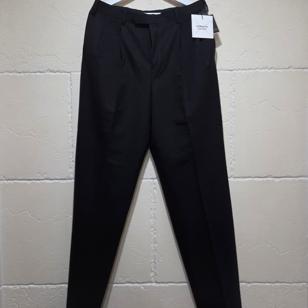 강혁 X 갤럭시 투턱 와이드 팬츠 라지 새상품