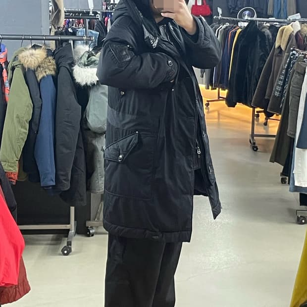 폴로 벨티드 후드 코트 