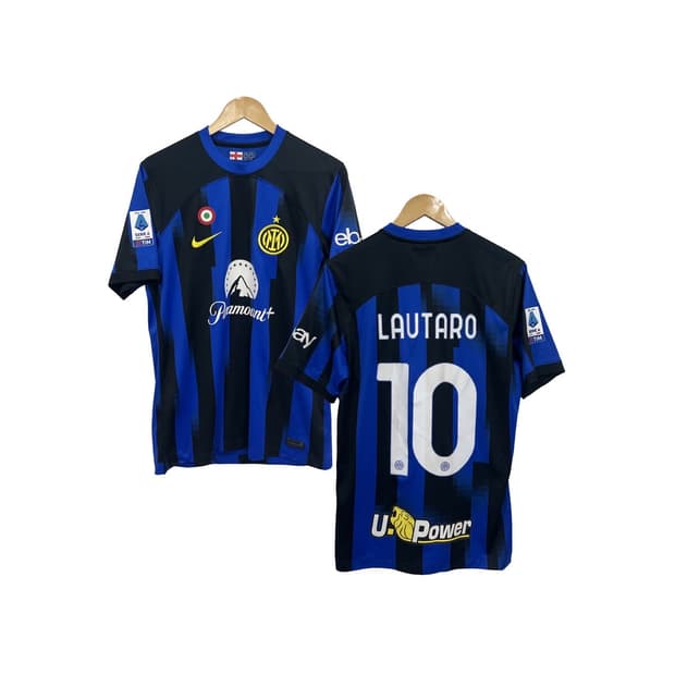 나이키 인터밀란 23-24시즌 마르티네스 마킹 유니폼 반팔 저지