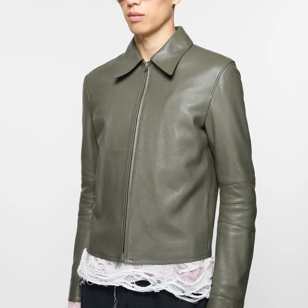 Acne studios 25SS leather jacket 48size