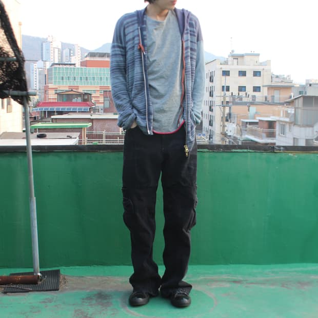 Vivienne Westwood Man Stripe Knit Zip up