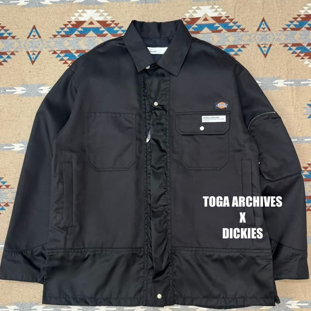 [XL] 토가 아카이브스 x 디키즈 워크 블루종 디키즈 SP 블랙