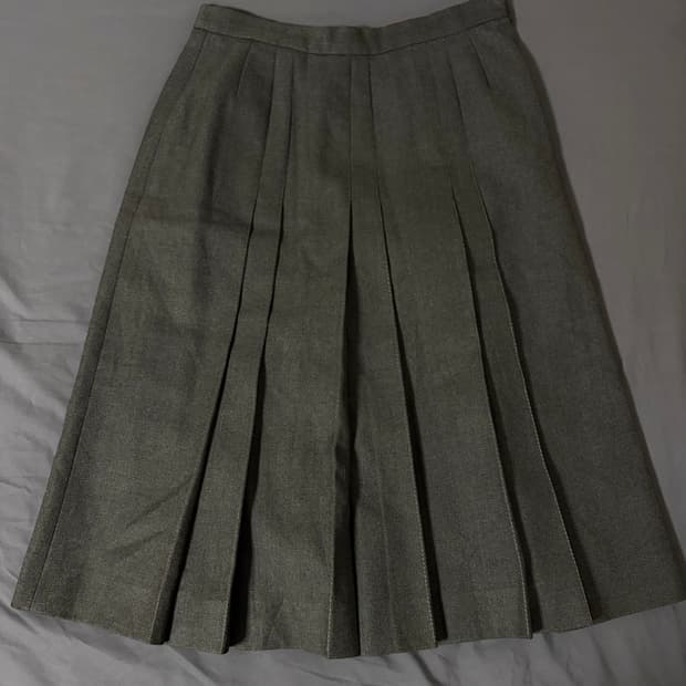 플리츠 스커트