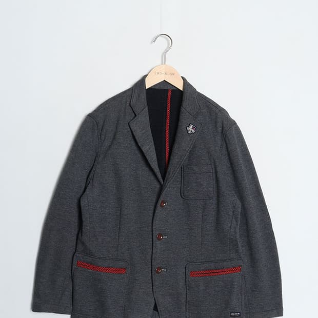  SINA COVA Wool Jersey Club Blazer