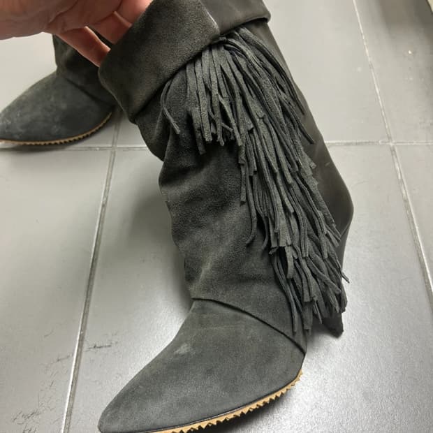 Isabel Marant x H&M 프린지 앵글 부츠