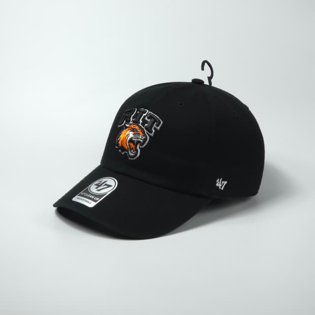 47 NCAA RIT 타이거스 블랙 볼캡 모자