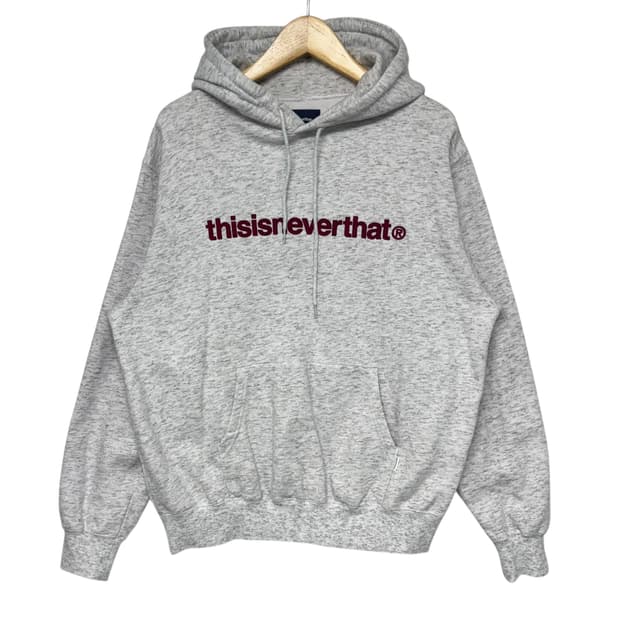 디스이즈네버댓 자수로고 후드티