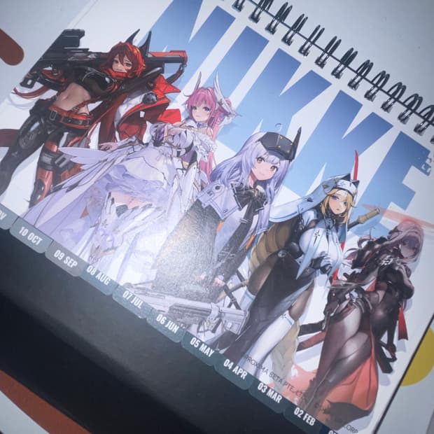 니케 두찜 콜라보 키링 4종 + 캘린더