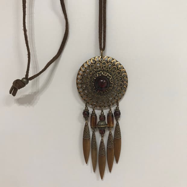 Vintage western mood necklace