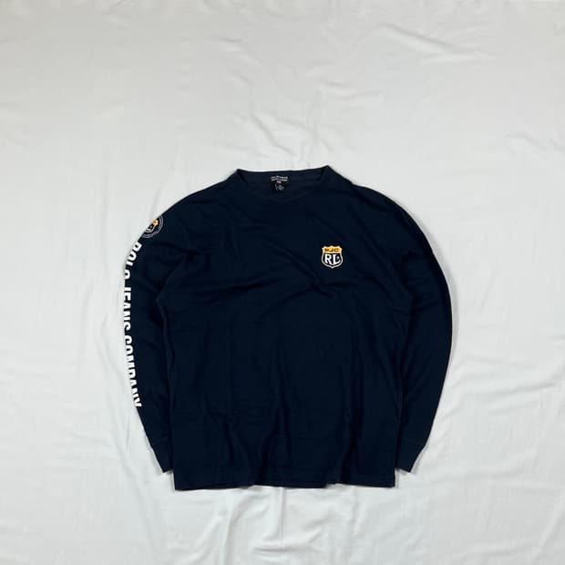 90‘s 폴로진스 polo jeans pjc 빅로고 롱슬리브 긴팔티