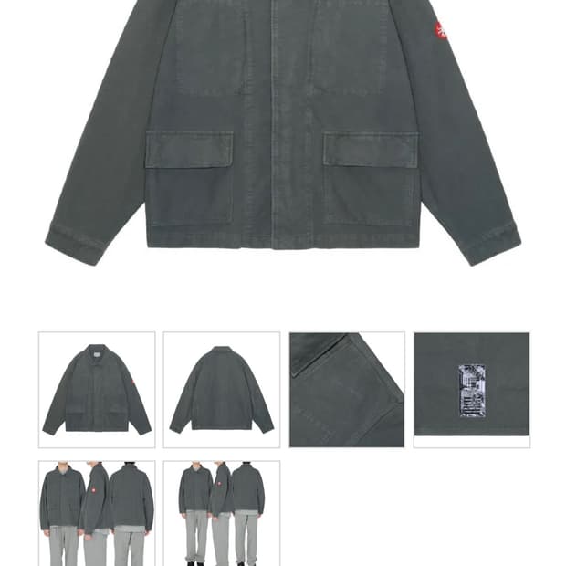 Cav Empt BRUSHED SOFT COTTON JACKET XL