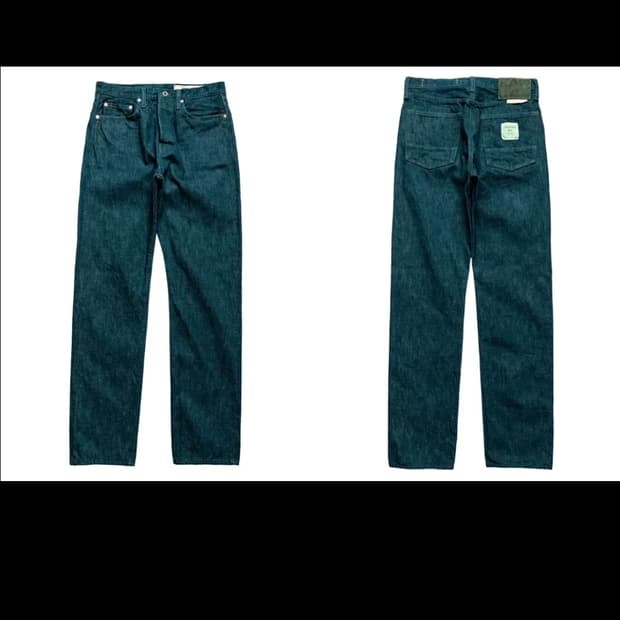 Kaptial indigo no.4 denim pants 몽키 시스코