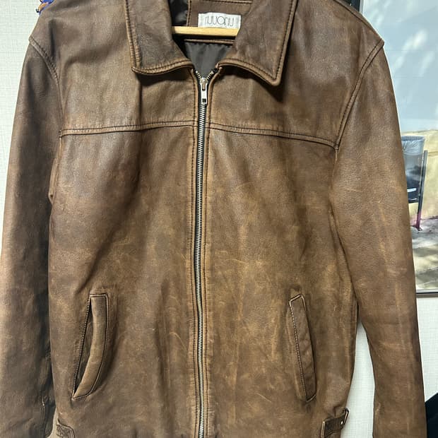누아누 가죽자켓