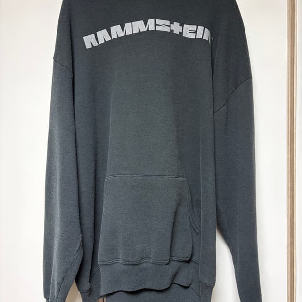 [XL] 빈티지 90s rammstein 람슈타인 로고 후드티