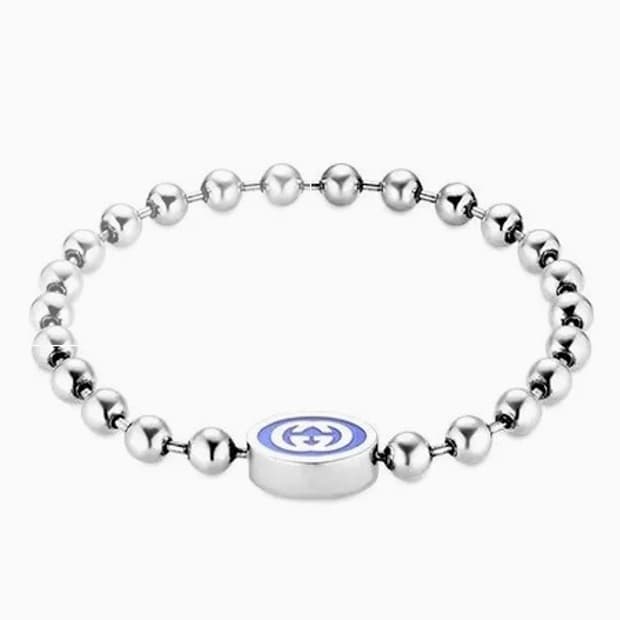 구찌 인터로킹 G 볼 체인 블레이슬릿 16호