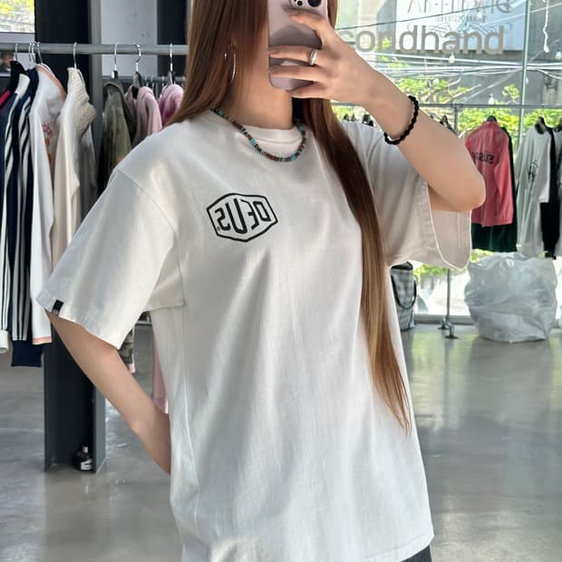 데우스 엑스마키나 SEOUL 백로고 반팔티