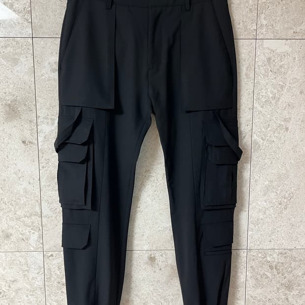 juun.j 블랙 카고 조거팬츠 31~32인치 정품