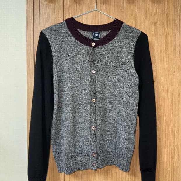 갭 울 가디건 베이직 니트