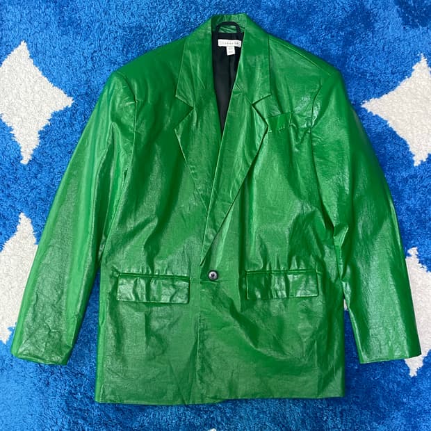 탑샵(Topshop) 비비드 그린 블레이저 자켓